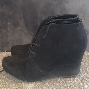 Black Suede Booties